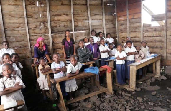 Réhabilitation école secondaire de Kiribizi – Goma – Mars 2018